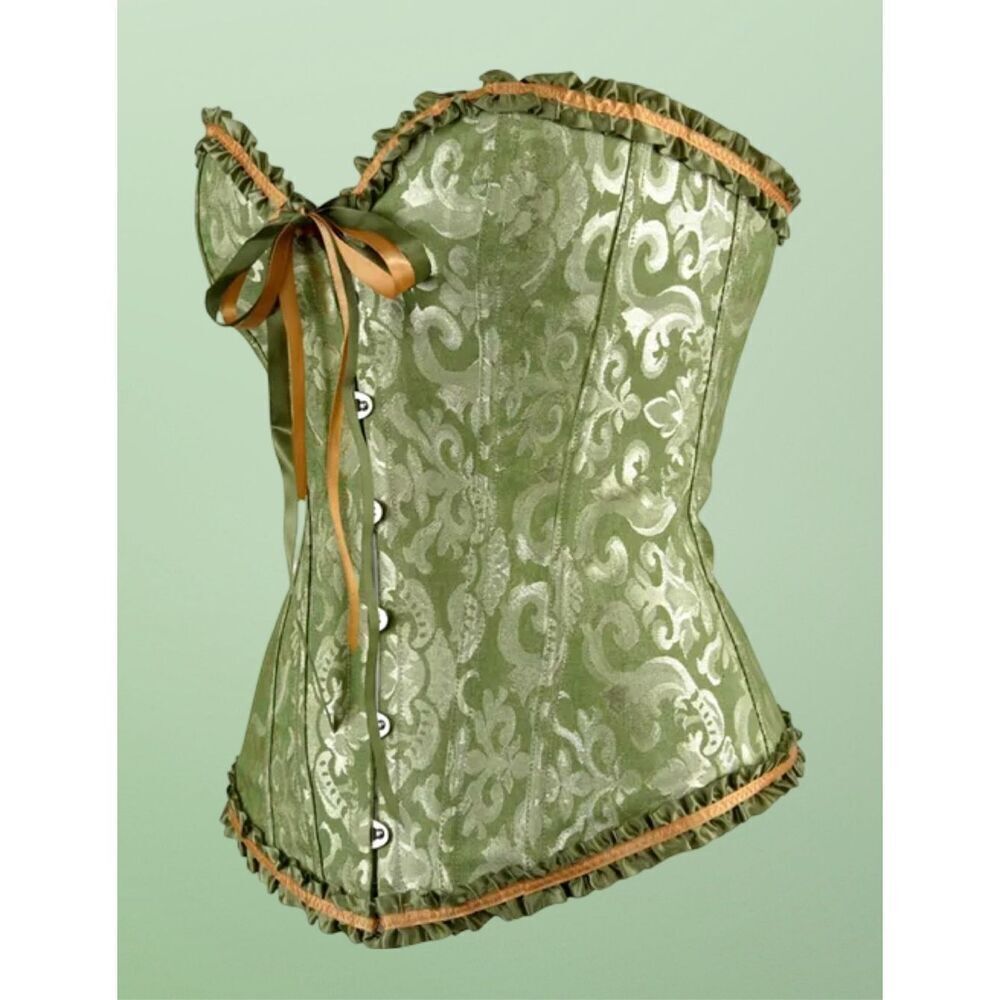 Beautiful Emerald Corset - Picture 7 of 9